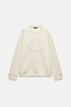 Discount SUDADERA PARCHE DELANTERO Mujer Sudaderas / Joggers