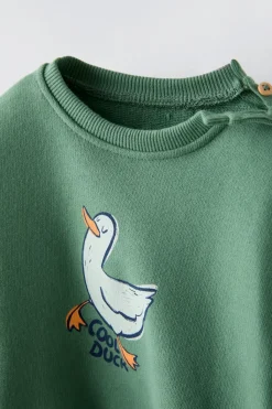 Niños ZARA 6 - 18 Meses·Sudaderas<SUDADERA PATO