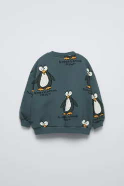 Niños ZARA 1½ - 6 Años·Sudaderas|1½ - 6 Años·Sudaderas<SUDADERA PINGÜINOS