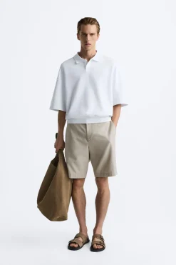 Fashion SUDADERA POLO CROPPED FIT Hombre Sudaderas