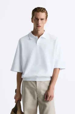 Fashion SUDADERA POLO CROPPED FIT Hombre Sudaderas