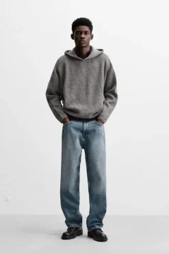 Discount SUDADERA PUNTO CON LANA Hombre Jerséis / Chaquetas|Sudaderas