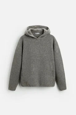 Discount SUDADERA PUNTO CON LANA Hombre Jerséis / Chaquetas|Sudaderas