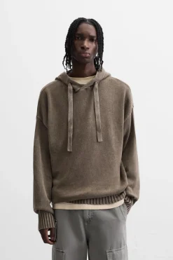 Online SUDADERA PUNTO LAVADA Hombre Jerséis / Chaquetas|Sudaderas