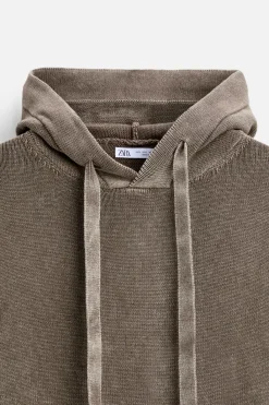 Online SUDADERA PUNTO LAVADA Hombre Jerséis / Chaquetas|Sudaderas