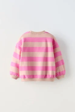 Niños ZARA 1½ - 6 Años·Sudaderas|6 - 18 Meses·Sudaderas<SUDADERA RAYAS ANCHAS