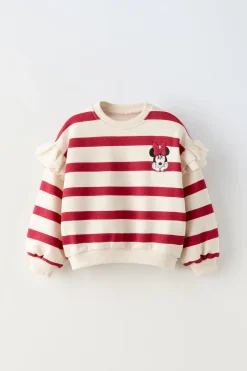 Niños ZARA 1½ - 6 Años·Sudaderas|1½ - 6 Años·Licencias<SUDADERA RAYAS MINNIE MOUSE © DISNEY