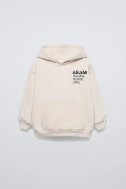 Niños ZARA 1½ - 6 Años·Sudaderas|1½ - 6 Años·Sudaderas<SUDADERA SKATE TEXTO REFLECTANTE