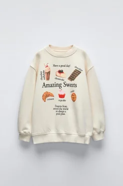 Niños ZARA 6 - 14 Años·Sudaderas<SUDADERA SWEETS