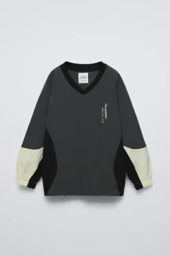 Niños ZARA 6 - 14 Años·Sudaderas|6 - 14 Años·Deporte / Chándal<SUDADERA TÉCNICA SPORTY FORRADA