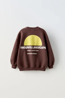 Niños ZARA 1½ - 6 Años·Sudaderas|1½ - 6 Años·Sudaderas<SUDADERA TEXTO