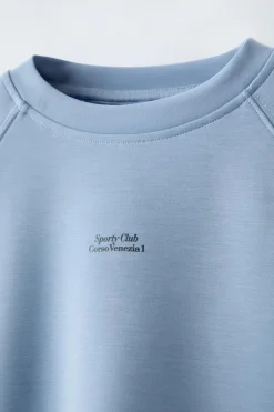 Niños ZARA 6 - 14 Años·Sudaderas<SUDADERA TEXTO