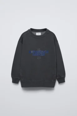 Niños ZARA 6 - 14 Años·Sudaderas<SUDADERA TEXTO
