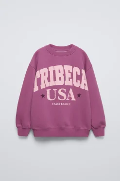 Niños ZARA 6 - 14 Años·Sudaderas<SUDADERA TEXTO