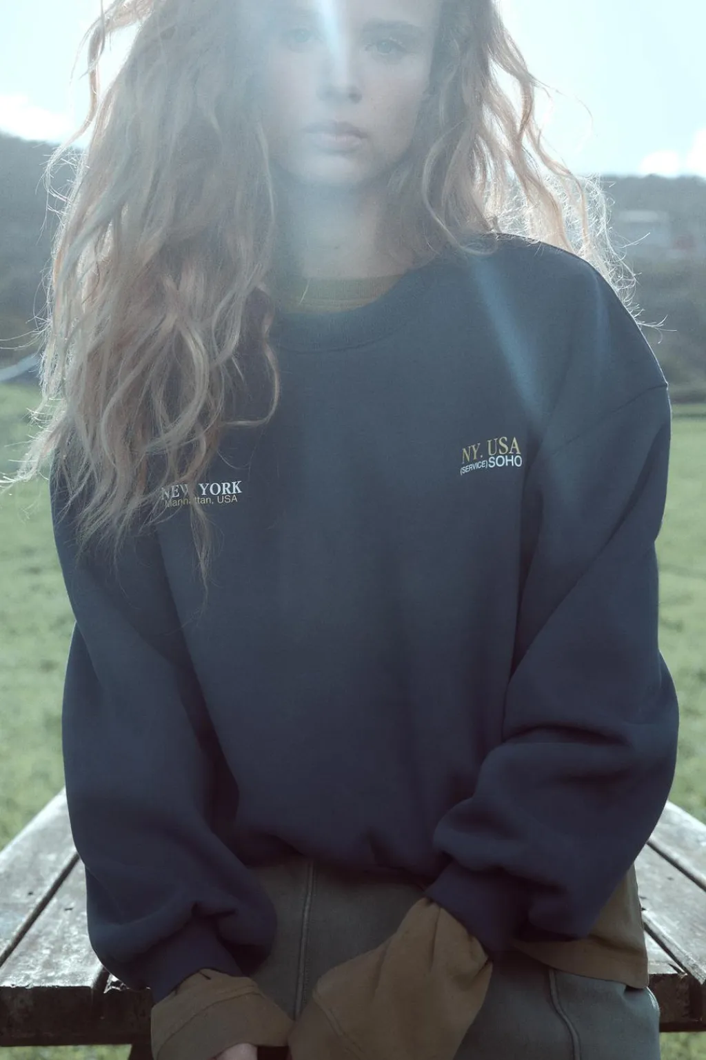 Clearance SUDADERA TEXTO Mujer Sudaderas / Joggers