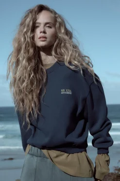 Clearance SUDADERA TEXTO Mujer Sudaderas / Joggers