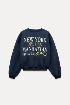 Clearance SUDADERA TEXTO Mujer Sudaderas / Joggers