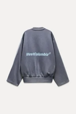 Discount SUDADERA TEXTO BANDA Mujer Sudaderas / Joggers