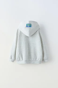 Niños ZARA 1½ - 6 Años·Sudaderas|1½ - 6 Años·Chándal<SUDADERA TEXTO BORDADO