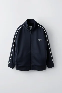 Niños ZARA 6 - 14 Años·Sudaderas|6 - 14 Años·Deporte / Chándal<SUDADERA TEXTO BORDADO