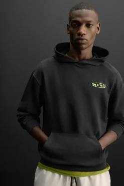 New SUDADERA TEXTO CAPUCHA Hombre Sudaderas