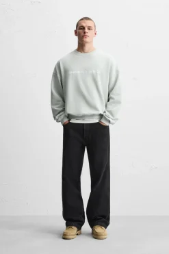 Clearance SUDADERA TEXTO ESTAMPADO Hombre Sudaderas