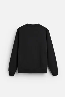 Hot SUDADERA TEXTO ESTAMPADO Hombre Sudaderas