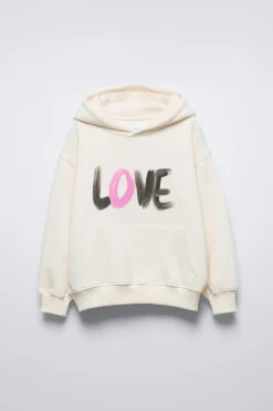Niños ZARA 6 - 14 Años·Sudaderas<SUDADERA TEXTO LOVE