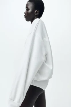 Hot SUDADERA TEXTO MINIMAL Mujer Sudaderas / Joggers