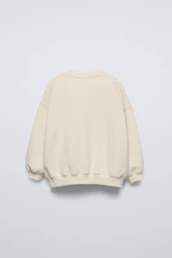 Niños ZARA 1½ - 6 Años·Sudaderas|1½ - 6 Años·Sudaderas<SUDADERA TEXTO PANA