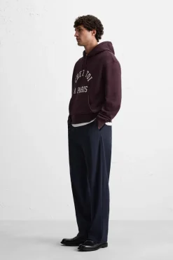 Hot SUDADERA TEXTO PARCHES Hombre Sudaderas