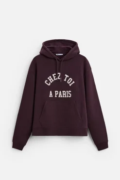 Hot SUDADERA TEXTO PARCHES Hombre Sudaderas