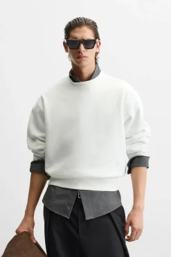 Clearance SUDADERA TEXTURA Hombre Sudaderas