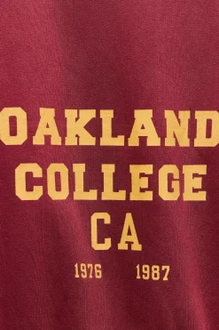 Online SUDADERA VARSITY EFECTO LAVADO Mujer Sudaderas / Joggers