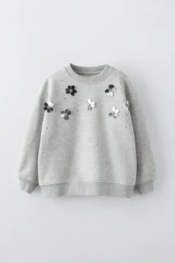 Niños ZARA 6 - 14 Años·Sudaderas<SUDADERAS FLORES 3D
