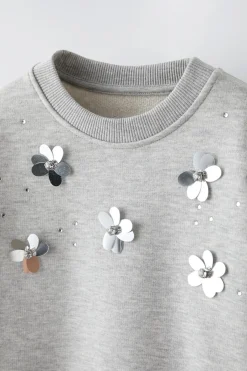 Niños ZARA 6 - 14 Años·Sudaderas<SUDADERAS FLORES 3D