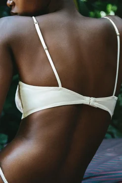 Sale SUJETADOR BANDEAU ENCAJE BORDADOS Mujer Lenceria