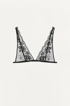 New SUJETADOR ENCAJE BORDADOS Mujer Lenceria