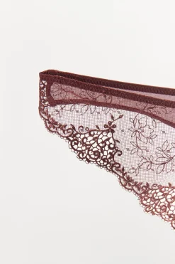 New TANGA ENCAJE Mujer Lenceria