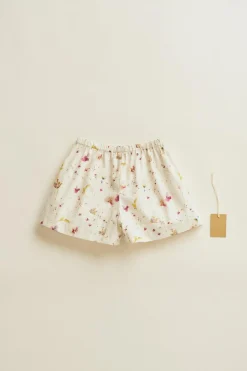 Niños ZARA 6 - 18 Meses·Braguitas / Bermudas<TIMELESZ - BERMUDA ESTAMPADO FLORES