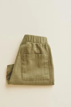 Niños ZARA 1½ - 6 Años·Pantalones / Leggings|1½ - 6 Años·Total Look<TIMELESZ - BERMUDA SEERSUCKER