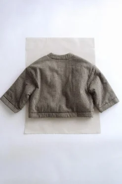 Niños ZARA 1½ - 6 Años·Abrigos<TIMELESZ - CHAQUETA KIMONO CUADRO VICHY