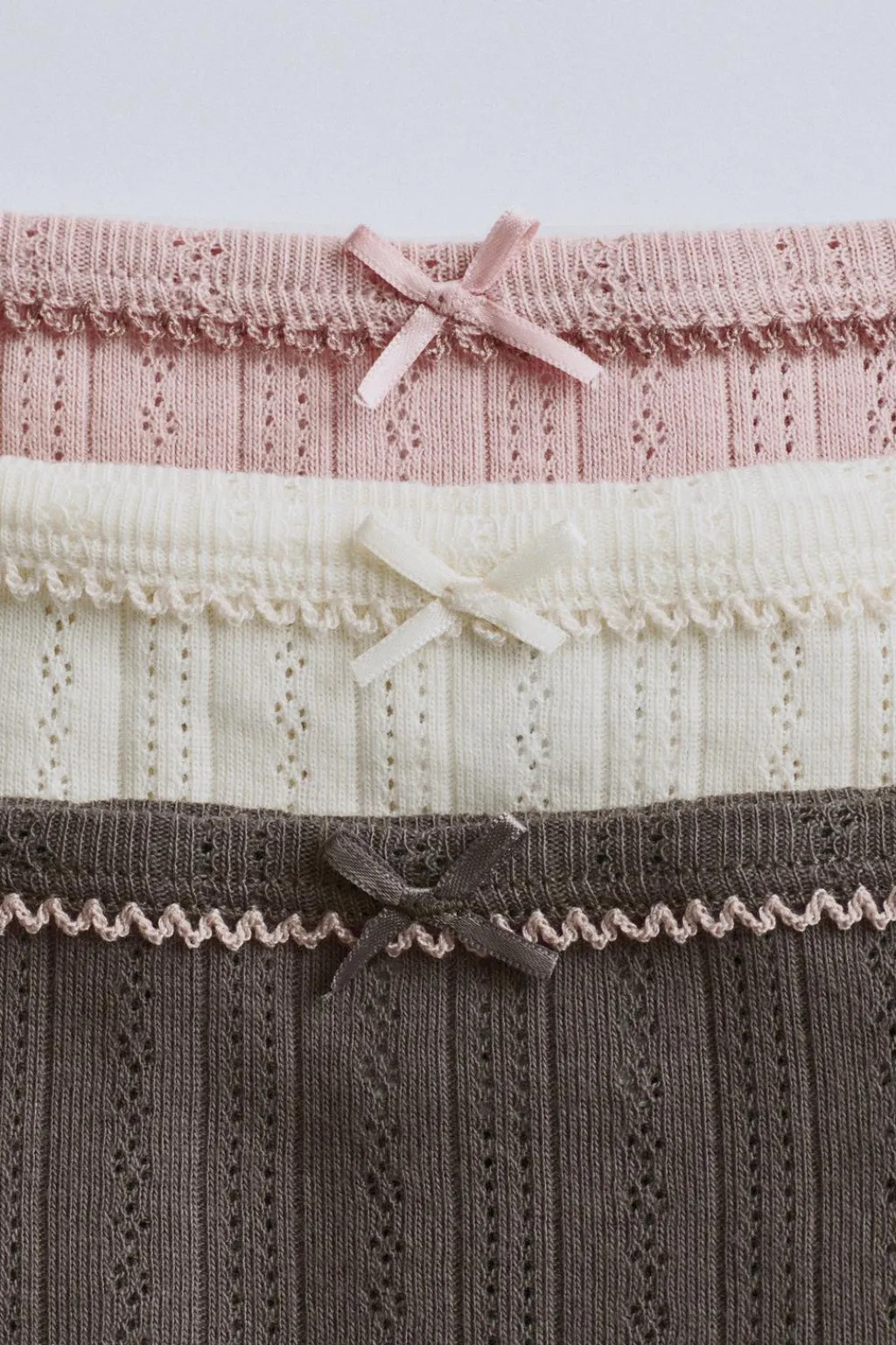 Niños ZARA 1½ - 6 Años·Ropa Interior / Calcetines<TIMELESZ - PACK DE TRES BRAGUITAS PESPUNTE