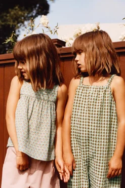 Niños ZARA 1½ - 6 Años·Vestidos / Petos|1½ - 6 Años·Pantalones<TIMELESZ - PETO LARGO CUADRITOS