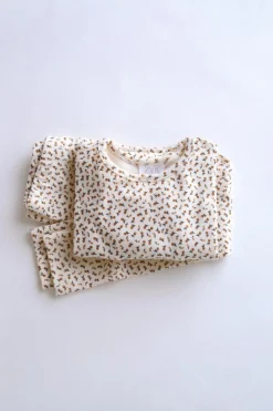 Niños ZARA 1½ - 6 Años·Pijamas<TIMELESZ - PIJAMA FLORECITAS CON BOLSA