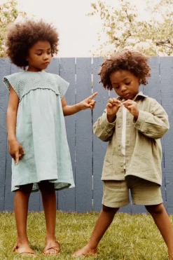 Niños ZARA 1½ - 6 Años·Vestidos / Petos|6 - 18 Meses·Vestidos / Monos<TIMELESZ - VESTIDO COMBINADO CROCHET