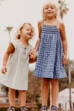 Niños ZARA 1½ - 6 Años·Vestidos / Petos|6 - 18 Meses·Vestidos / Monos<TIMELESZ - VESTIDO CUADROS TEXTURA