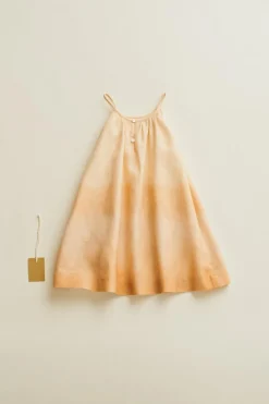 Niños ZARA 1½ - 6 Años·Vestidos / Petos|6 - 18 Meses·Vestidos / Monos<TIMELESZ - VESTIDO DIP DYE CON LINO