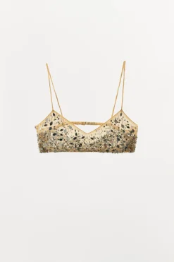 New TOP ABALORIOS LENTEJUELAS Mujer Tops / Bodies|Lenceria