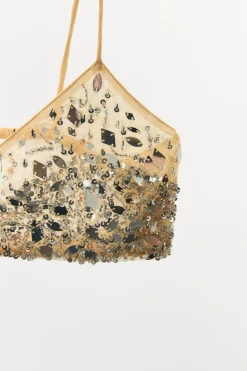 New TOP ABALORIOS LENTEJUELAS Mujer Tops / Bodies|Lenceria